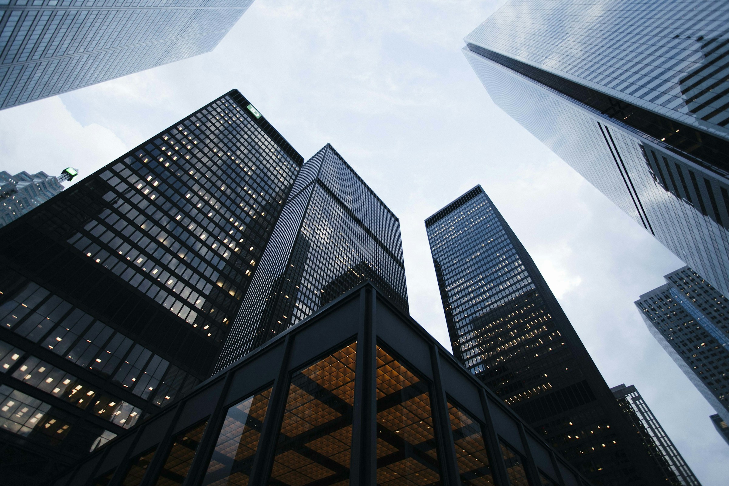 Modern commercial office tower